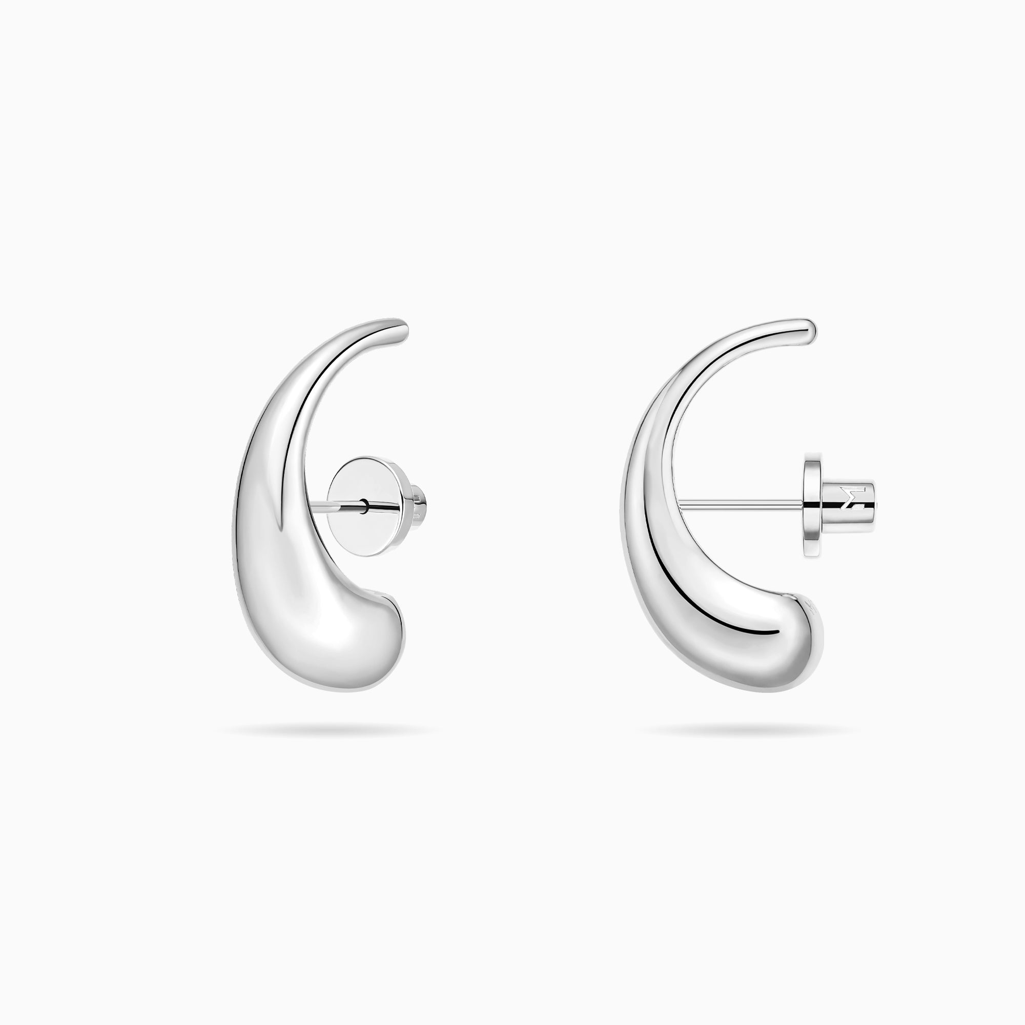 Abstract Curved Waterdrop Earrings