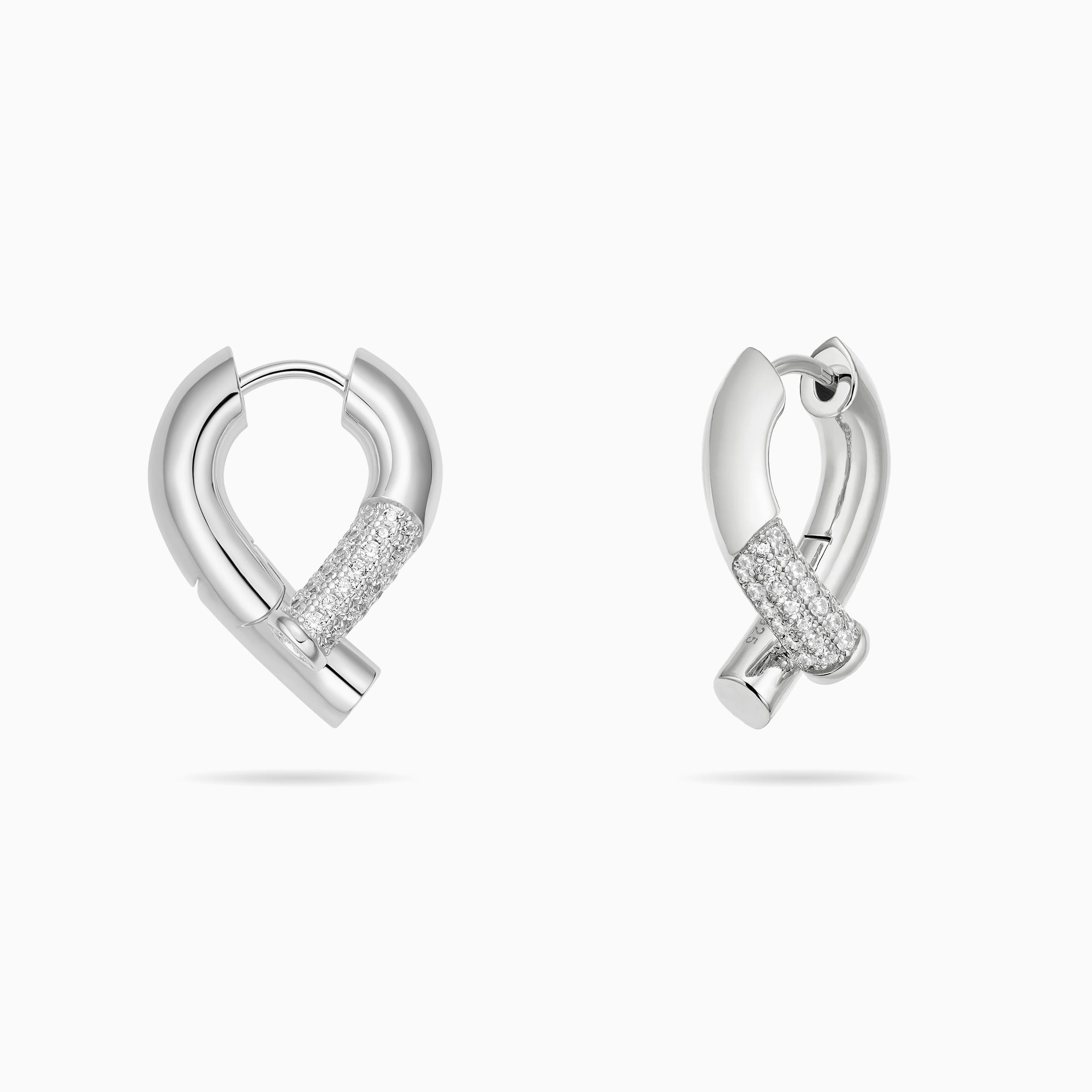 Waterdrop Endless Hoop Earrings