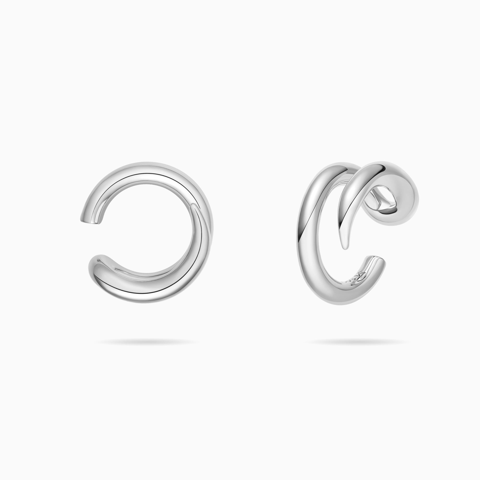 Pointed Double Band Ear Cuff