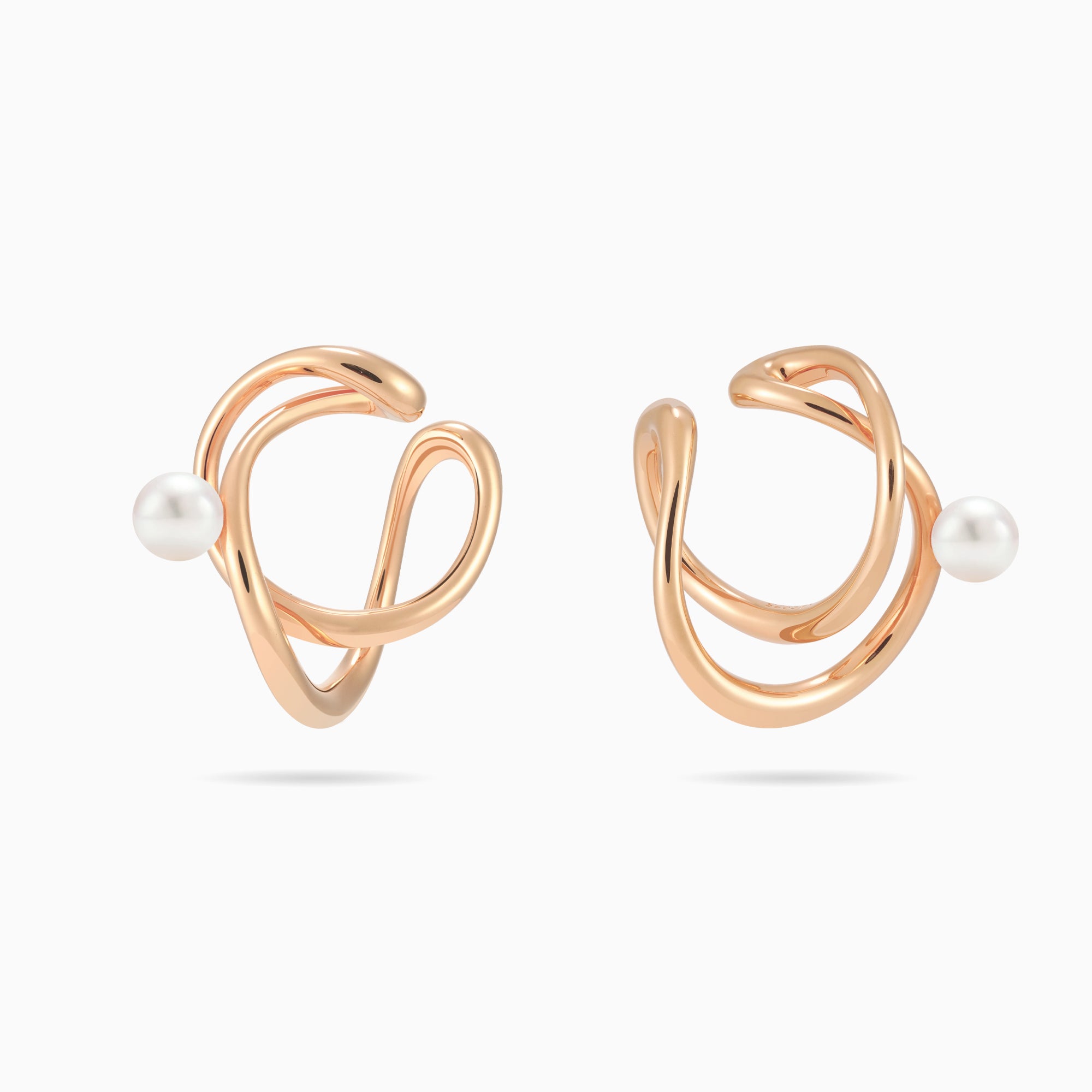 Infinity Pearl Ear Cuff