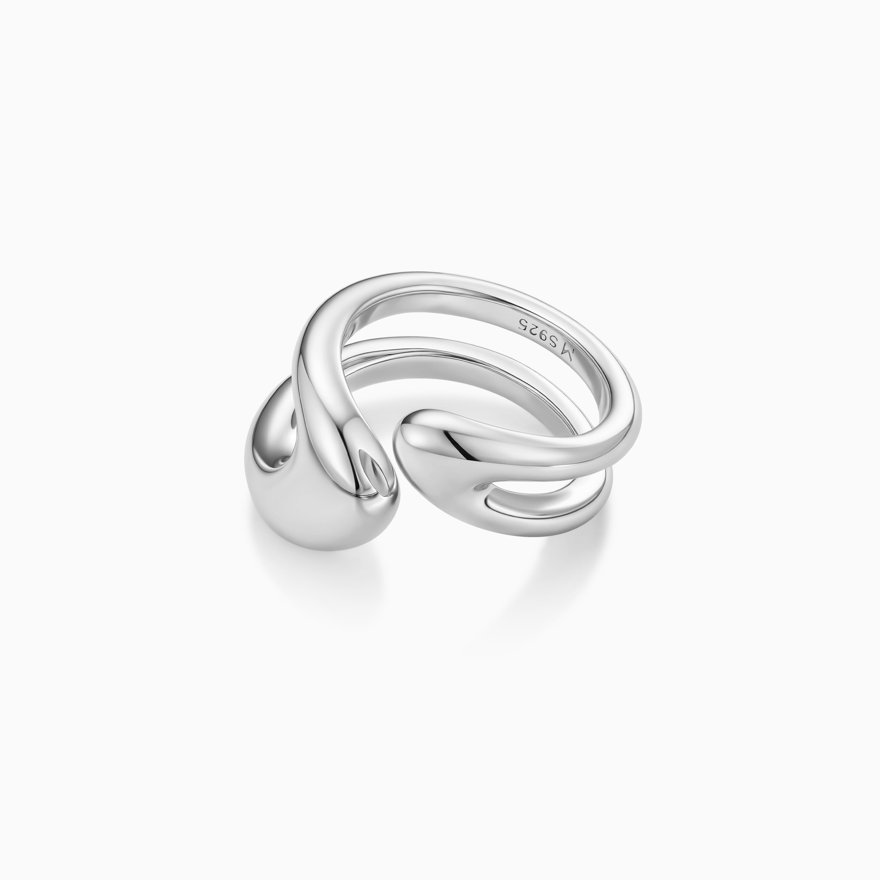 Double Band Open Ring – Meulien