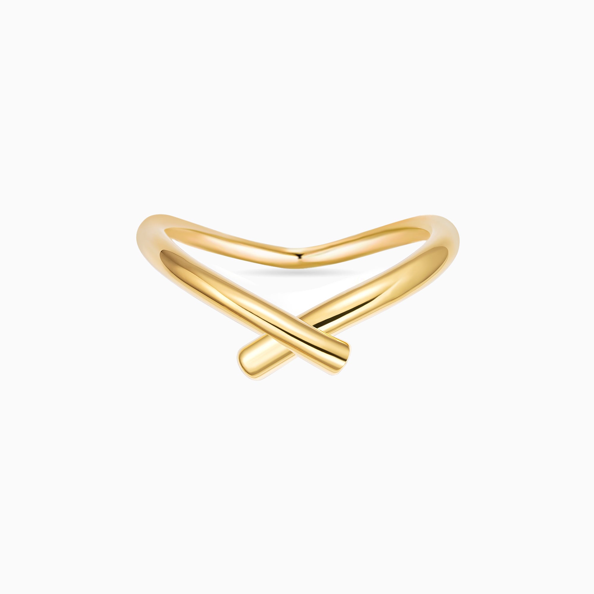 Abstract Embrace Ring