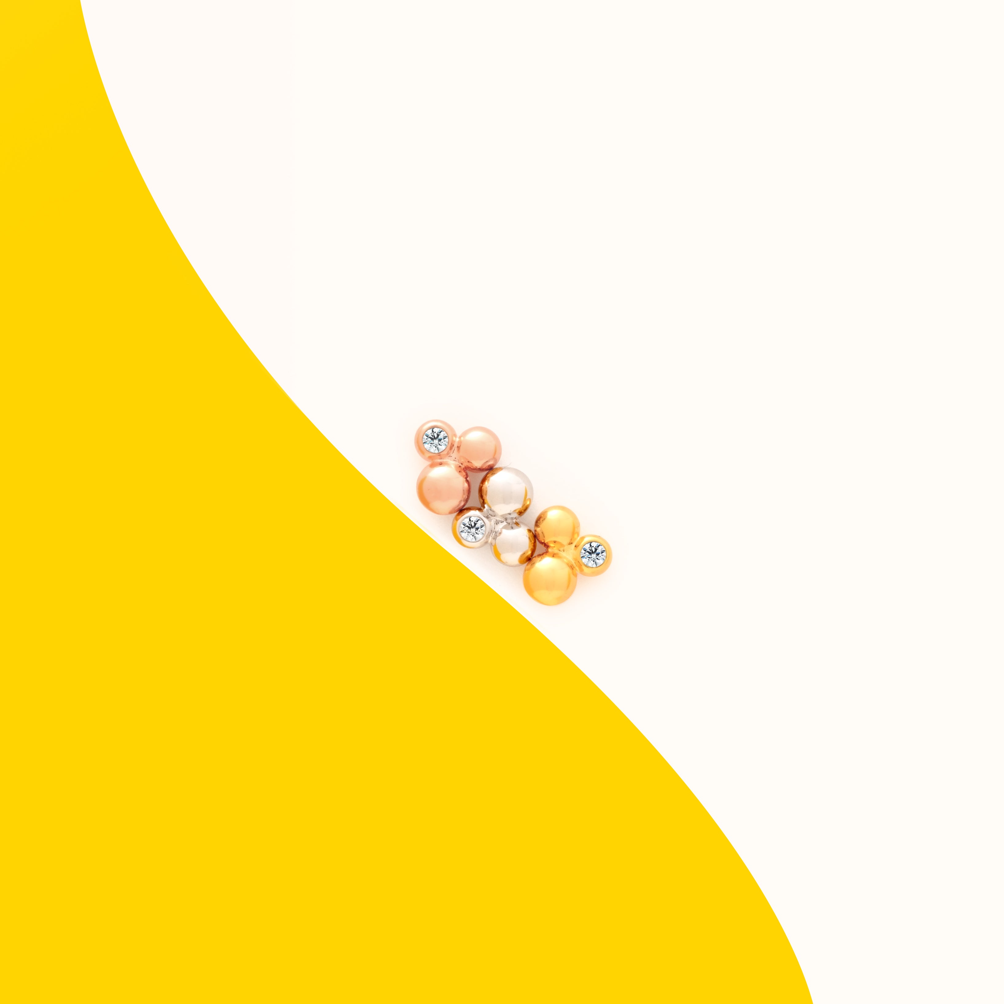 Bubble Cluster Stud Earrings