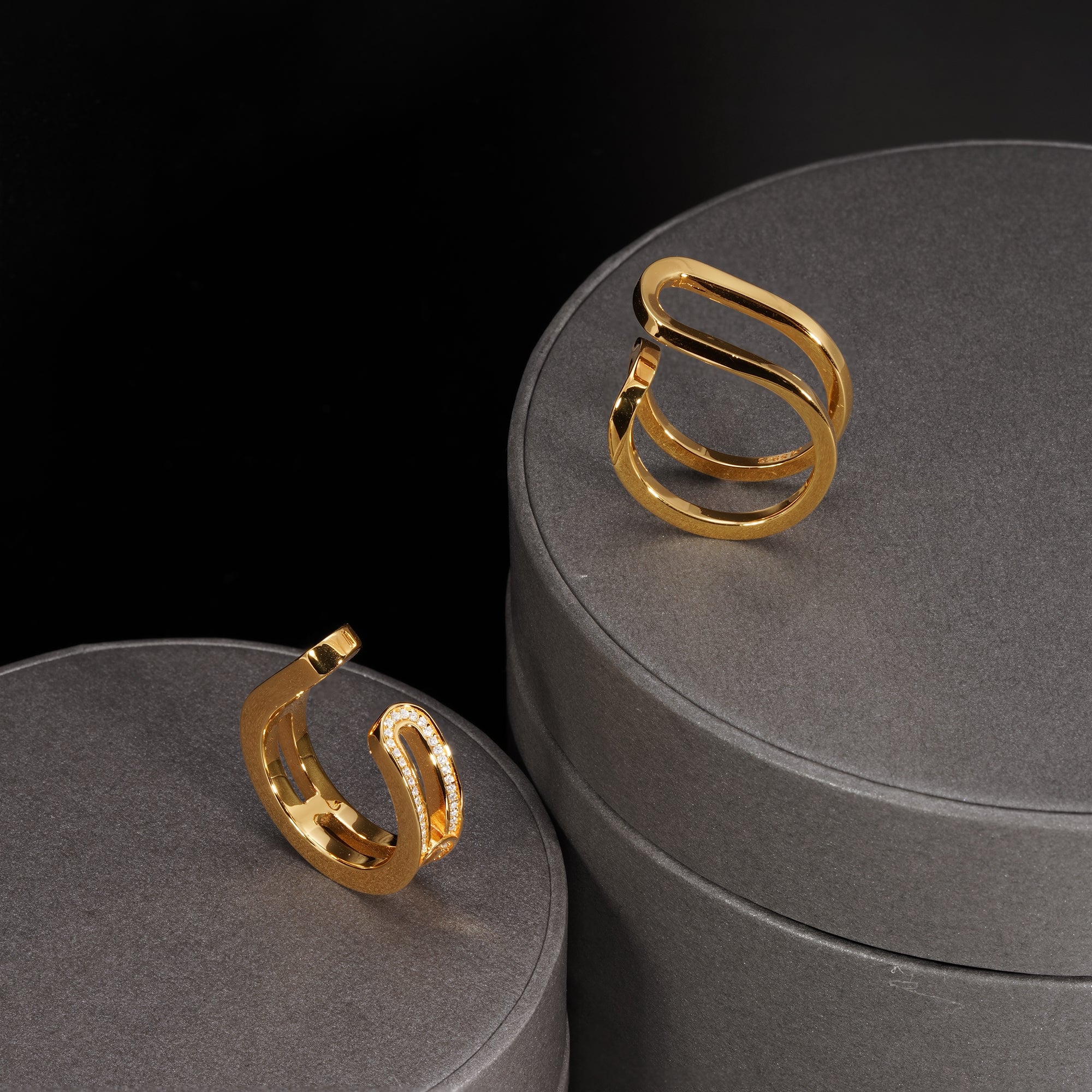 Budding Flower Ring Set