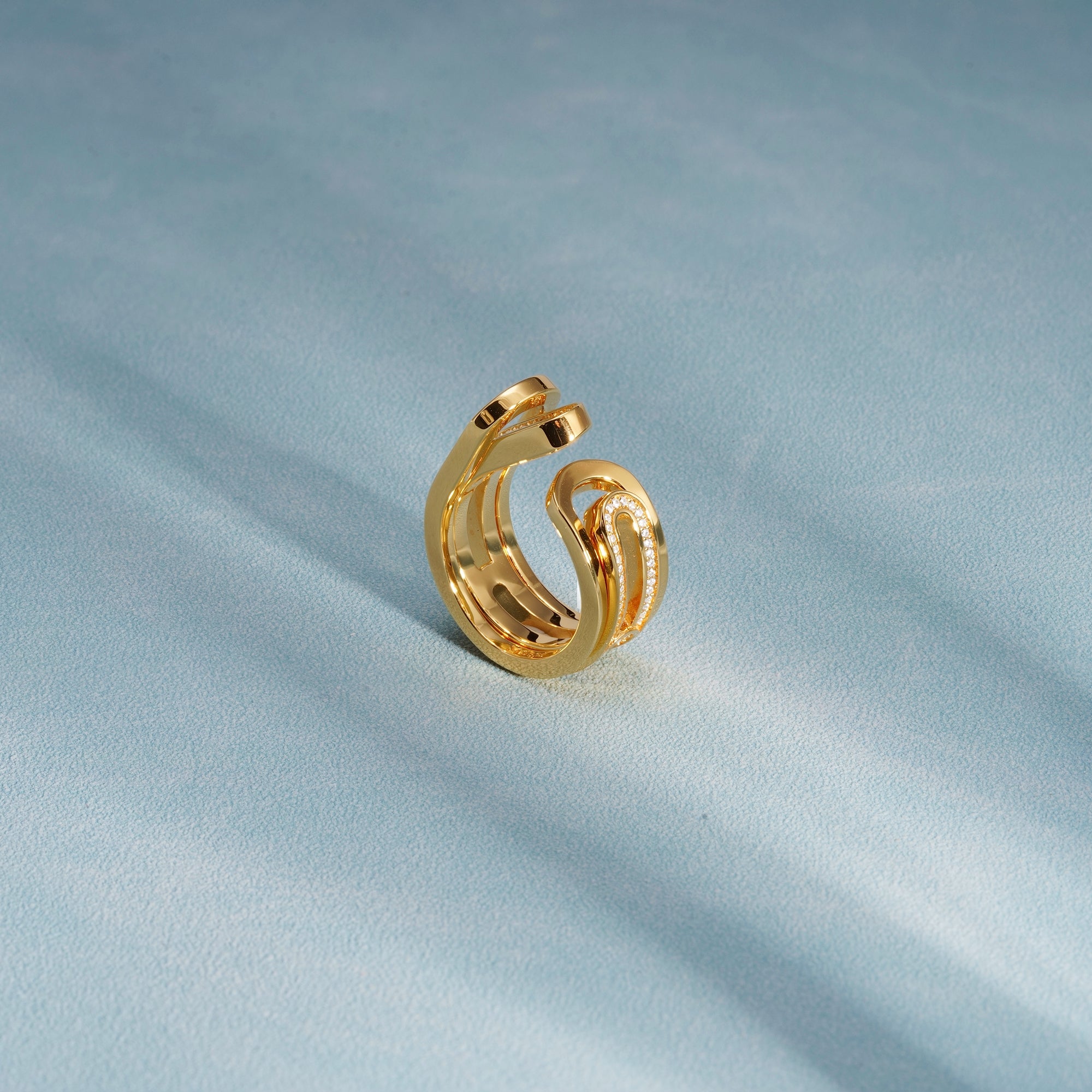 Budding Flower Ring Set