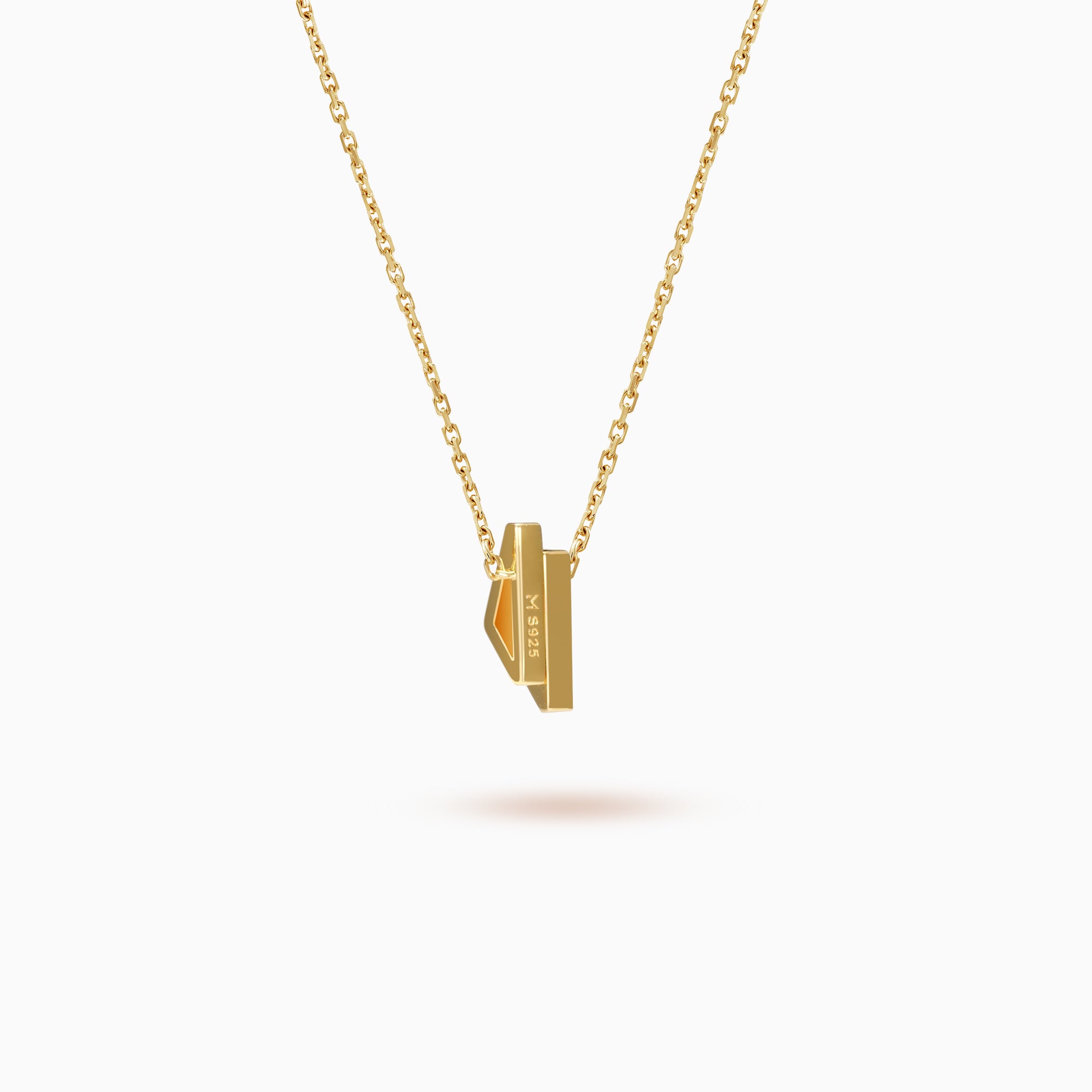 Double Mini Triangle Necklace