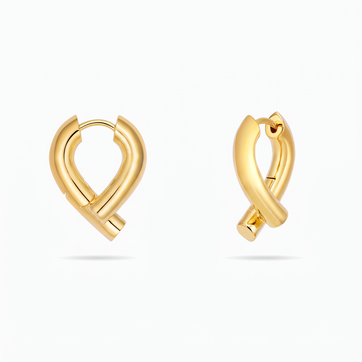 Waterdrop Endless Hoop Earrings