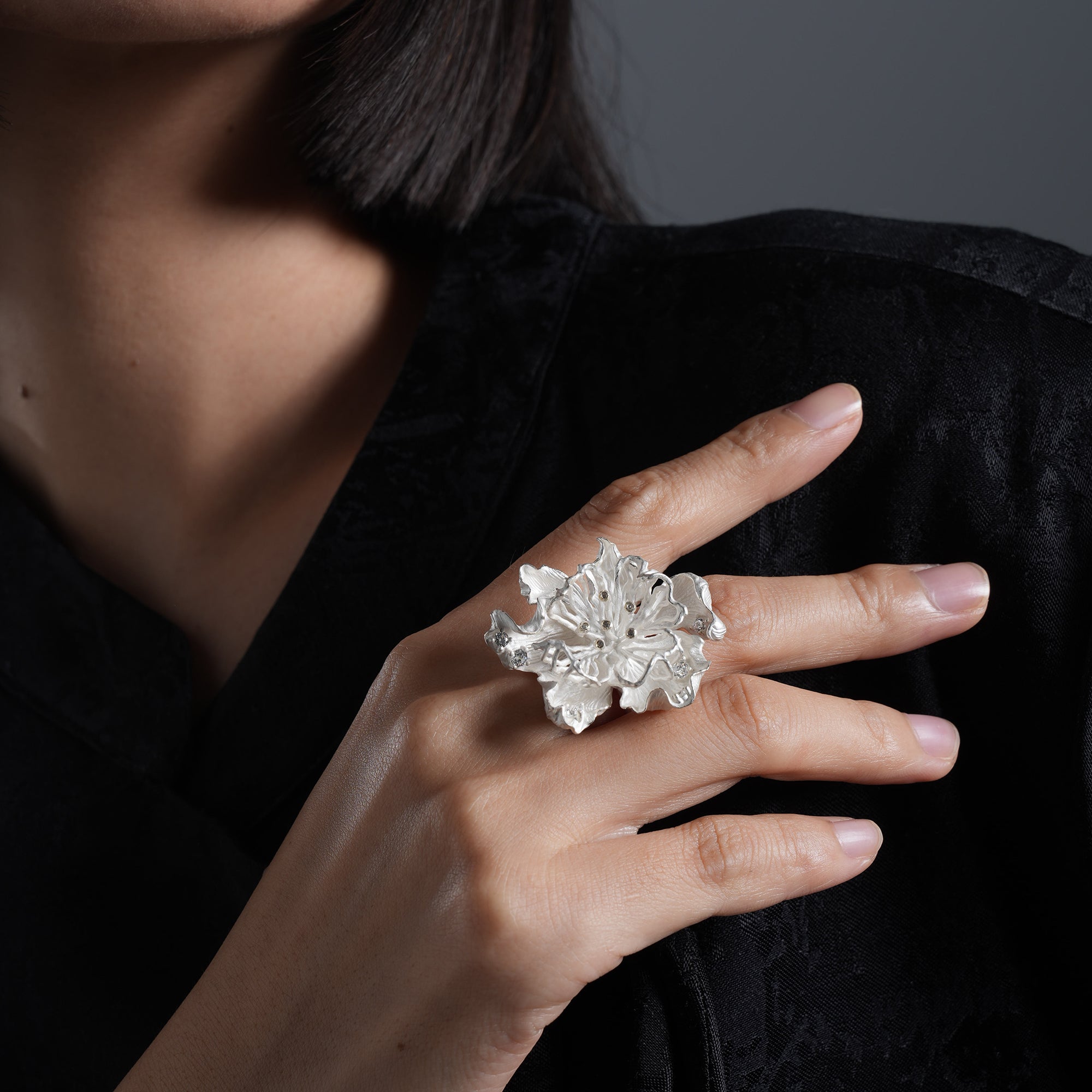 Organica Flower Blossom Ring