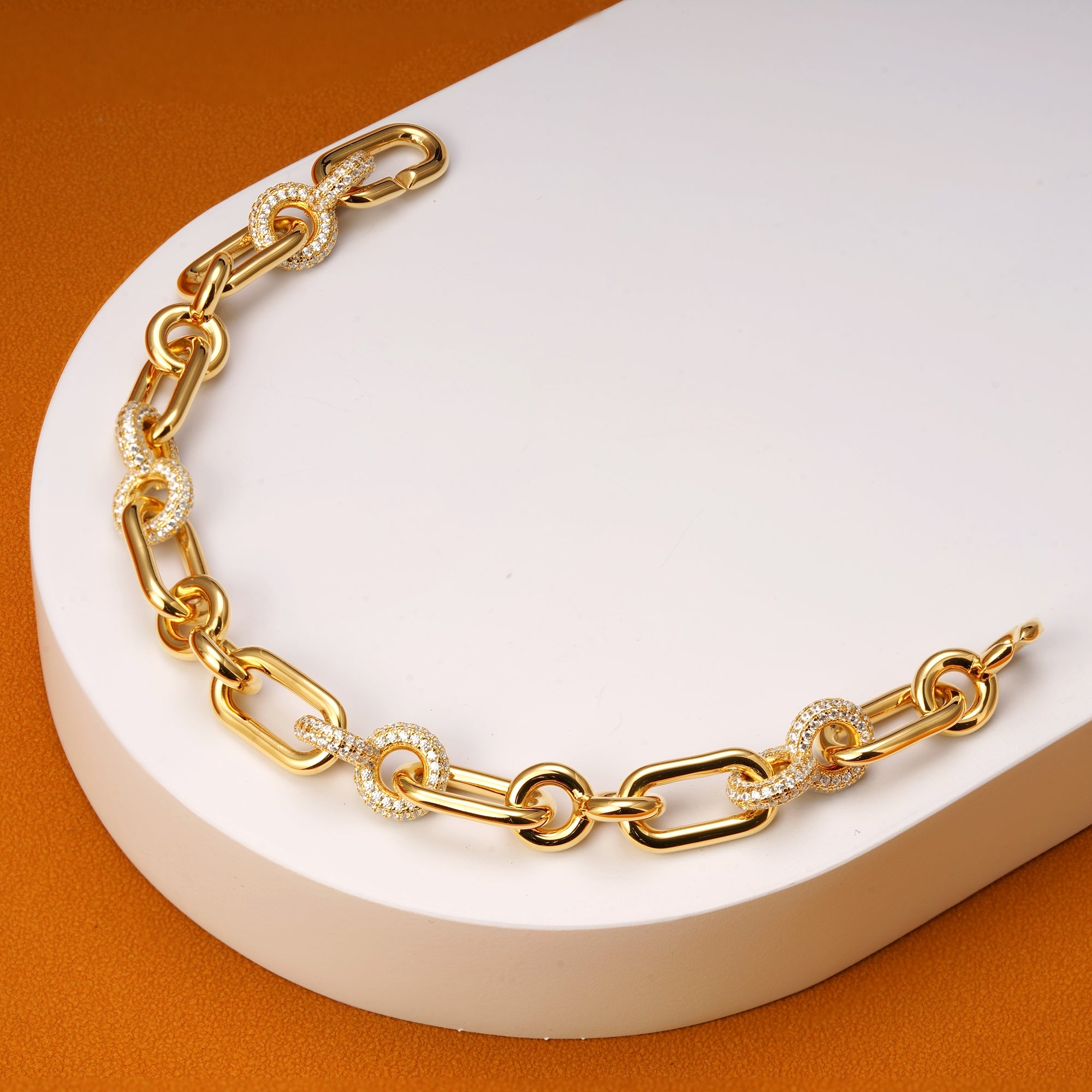 Infinity Circle Link Bracelet