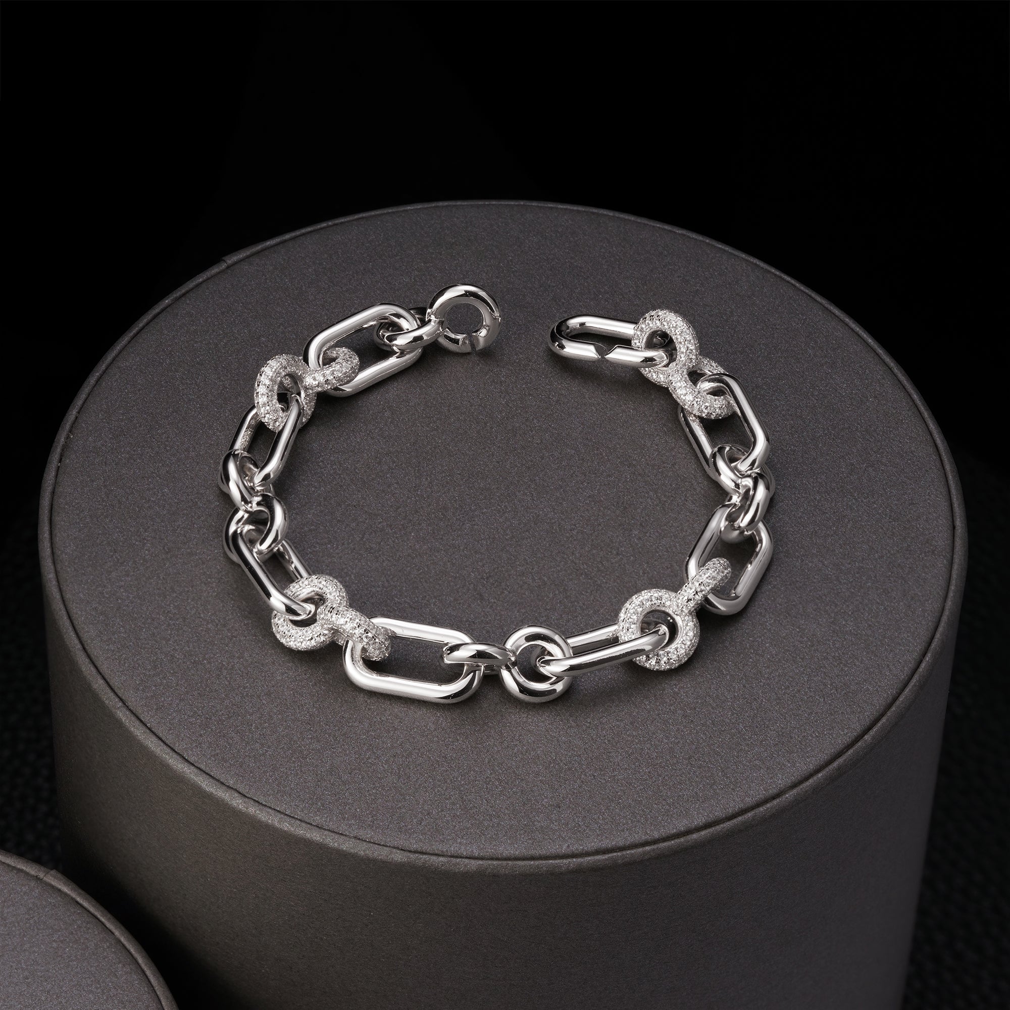 Infinity Circle Link Bracelet