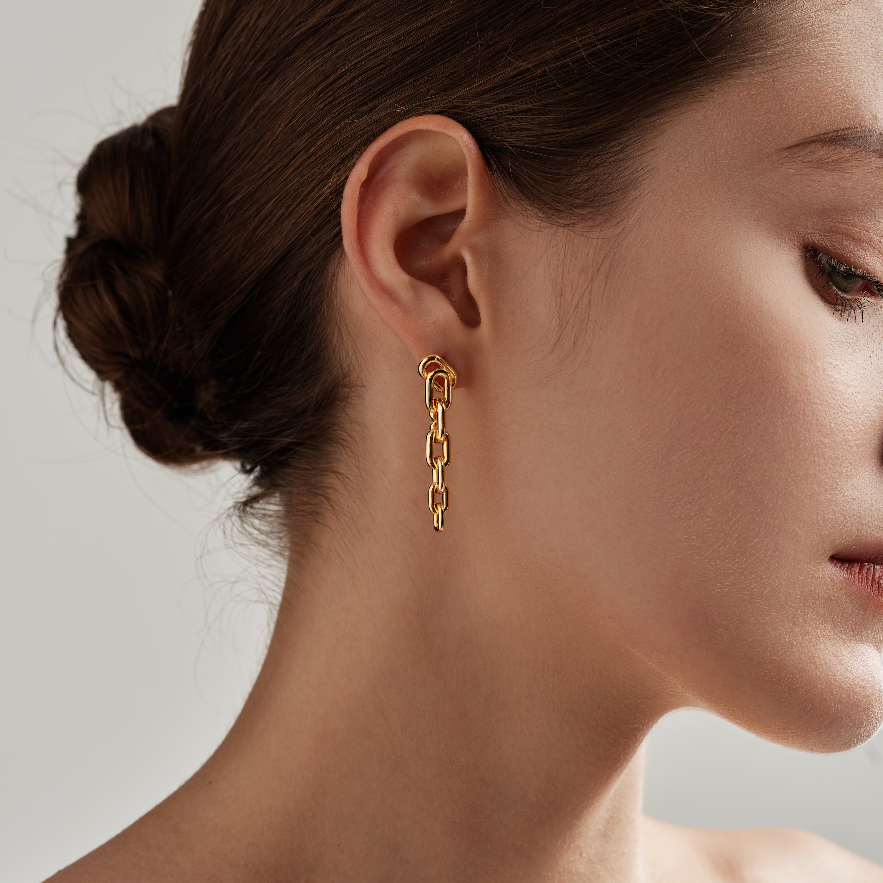 Long or Short Link Chain Earrings