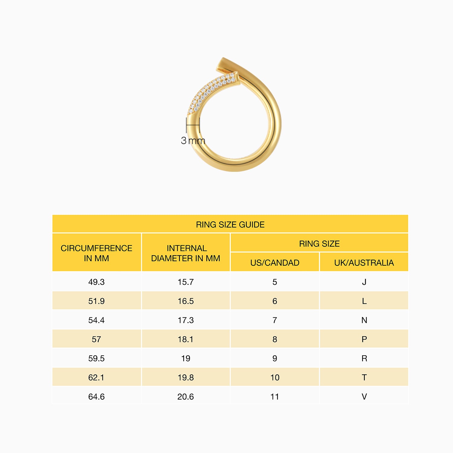 Open Twist Waterdrop Ring