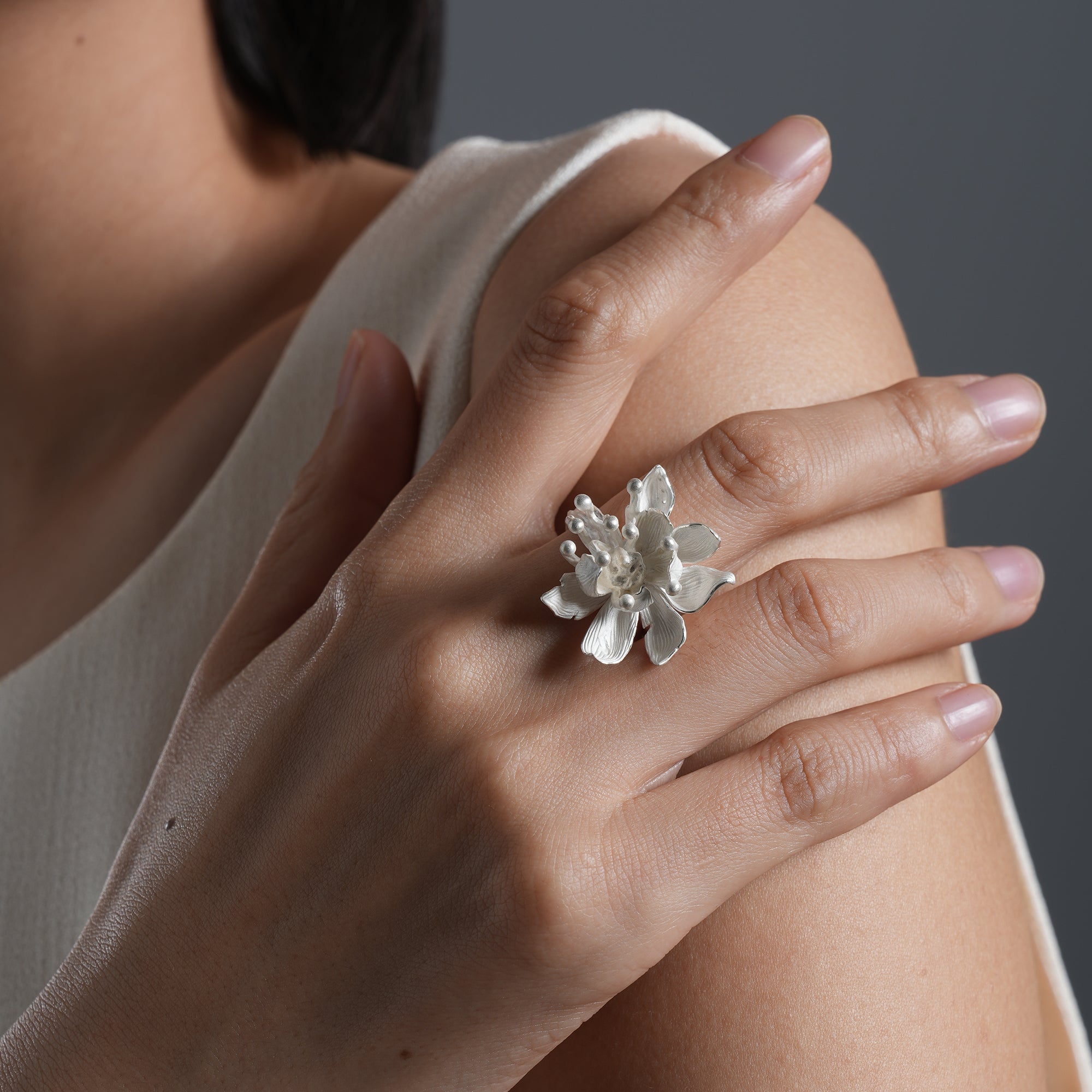 Organica Lotus Blossom Ring