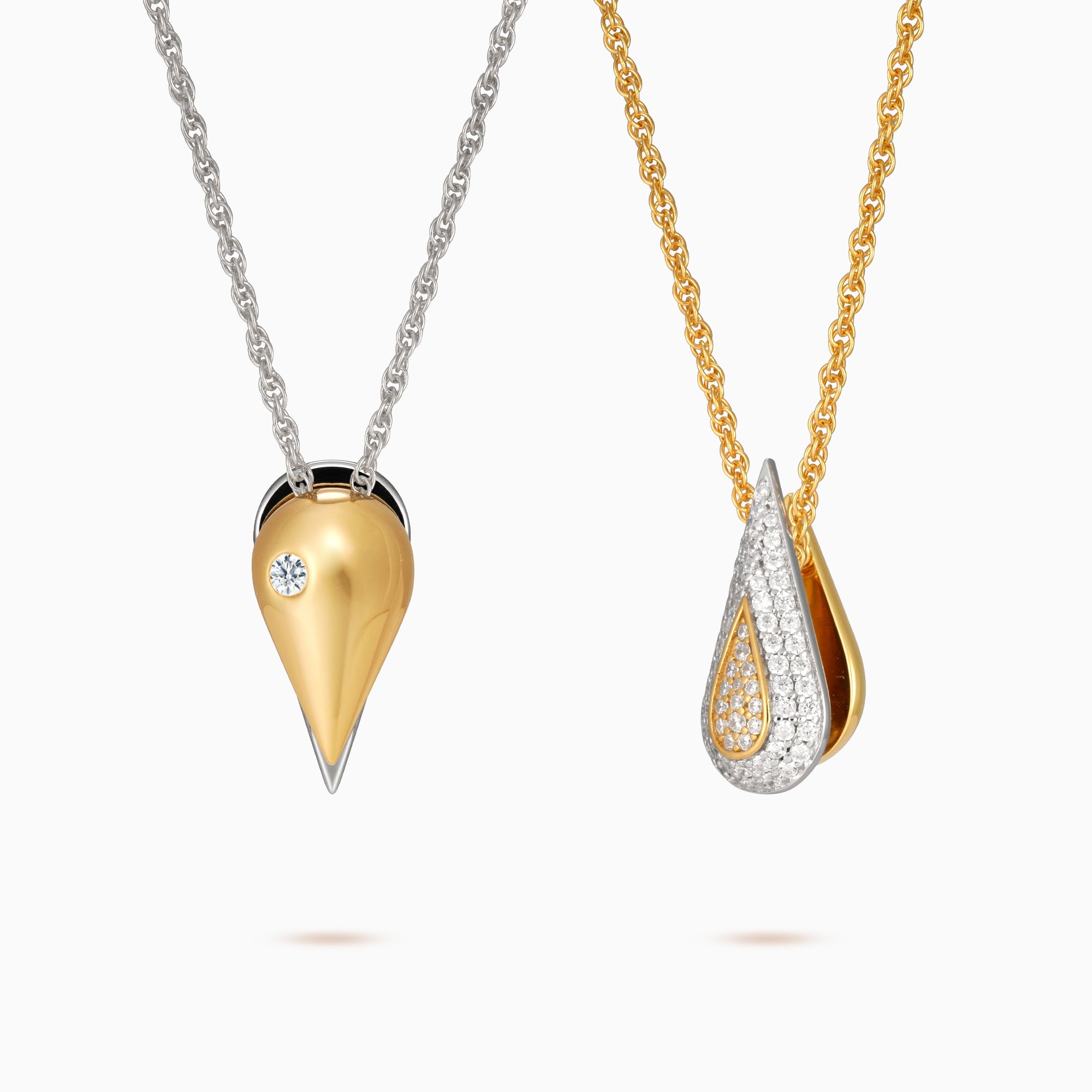 Pointed Waterdrop Necklace