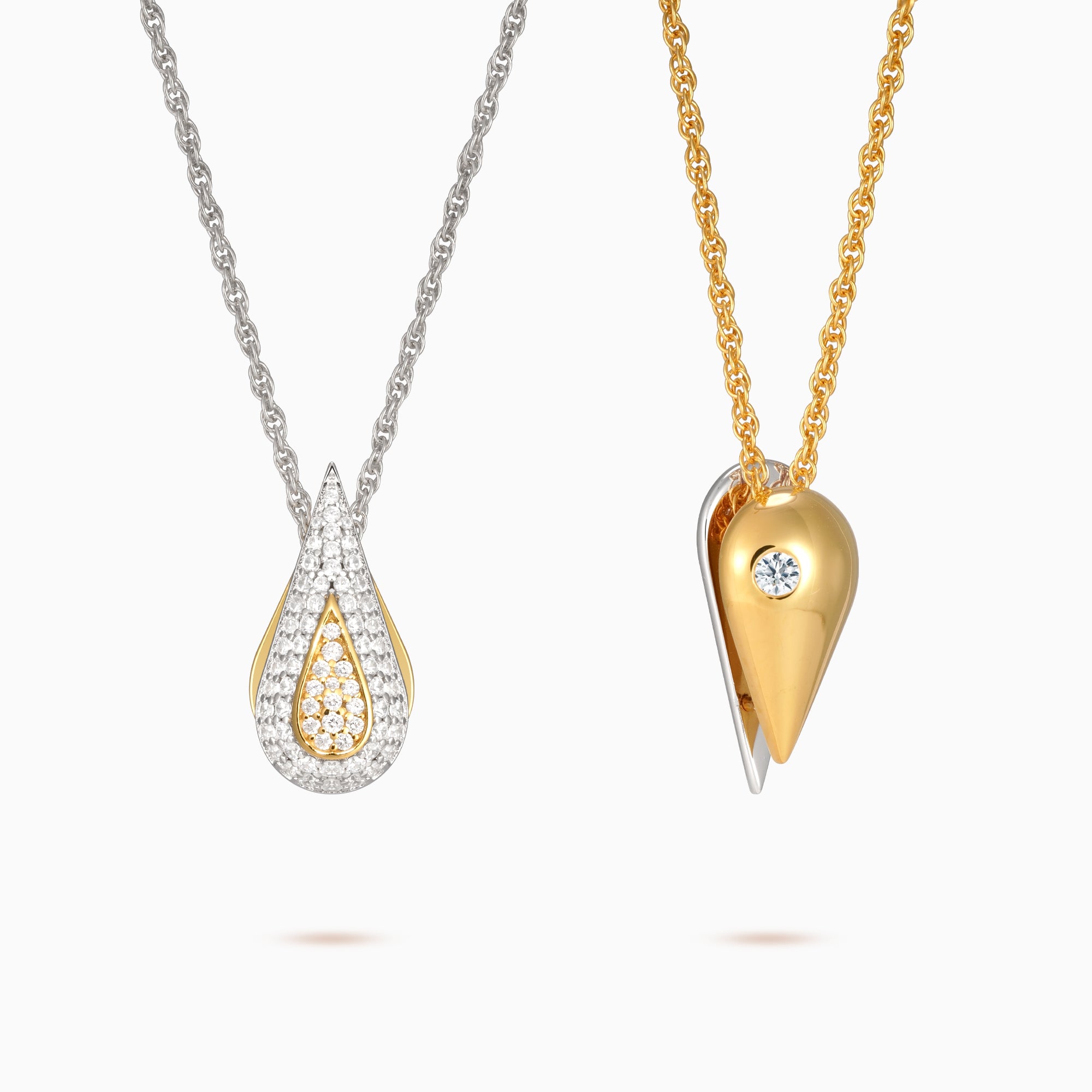 Pointed Waterdrop Necklace