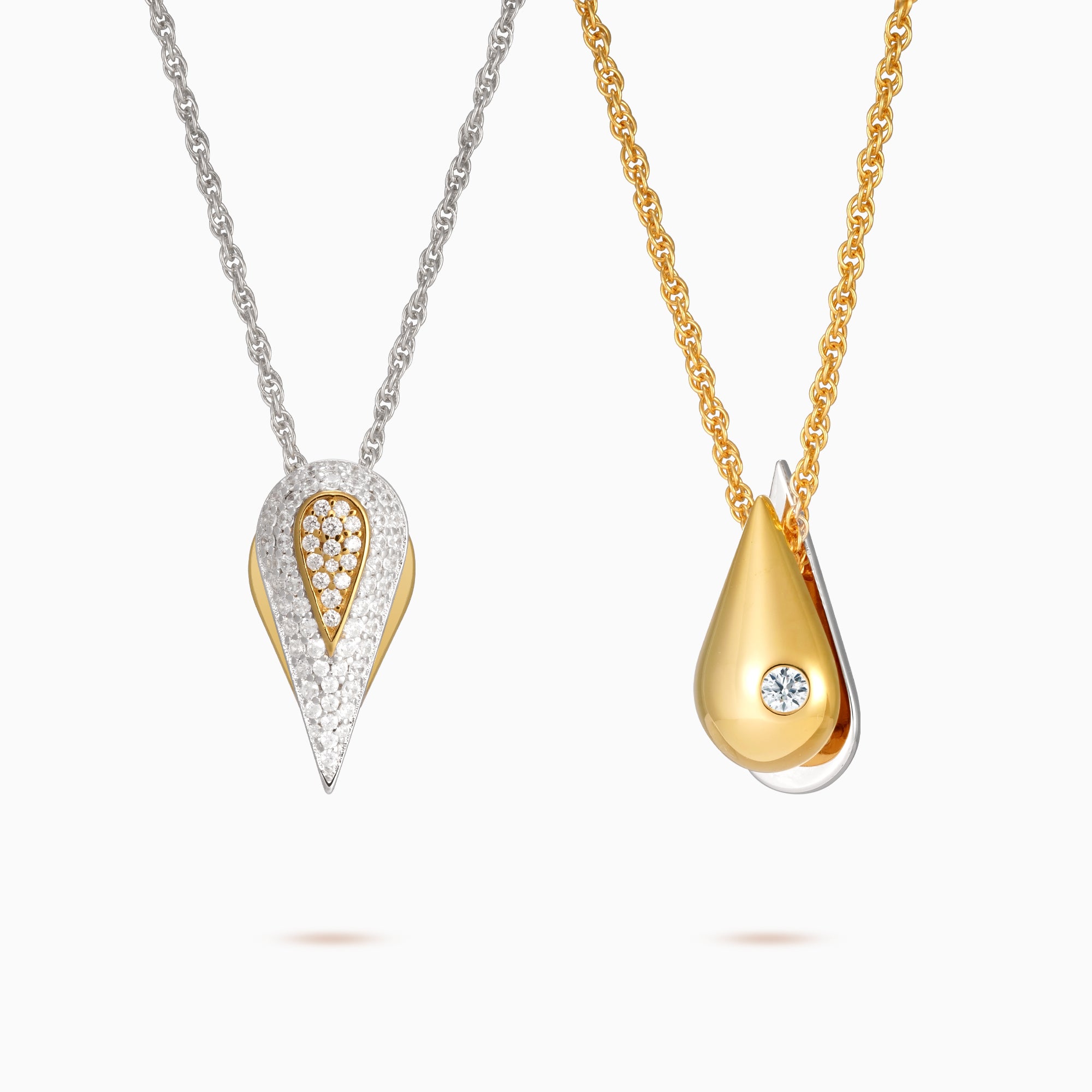 Pointed Waterdrop Necklace