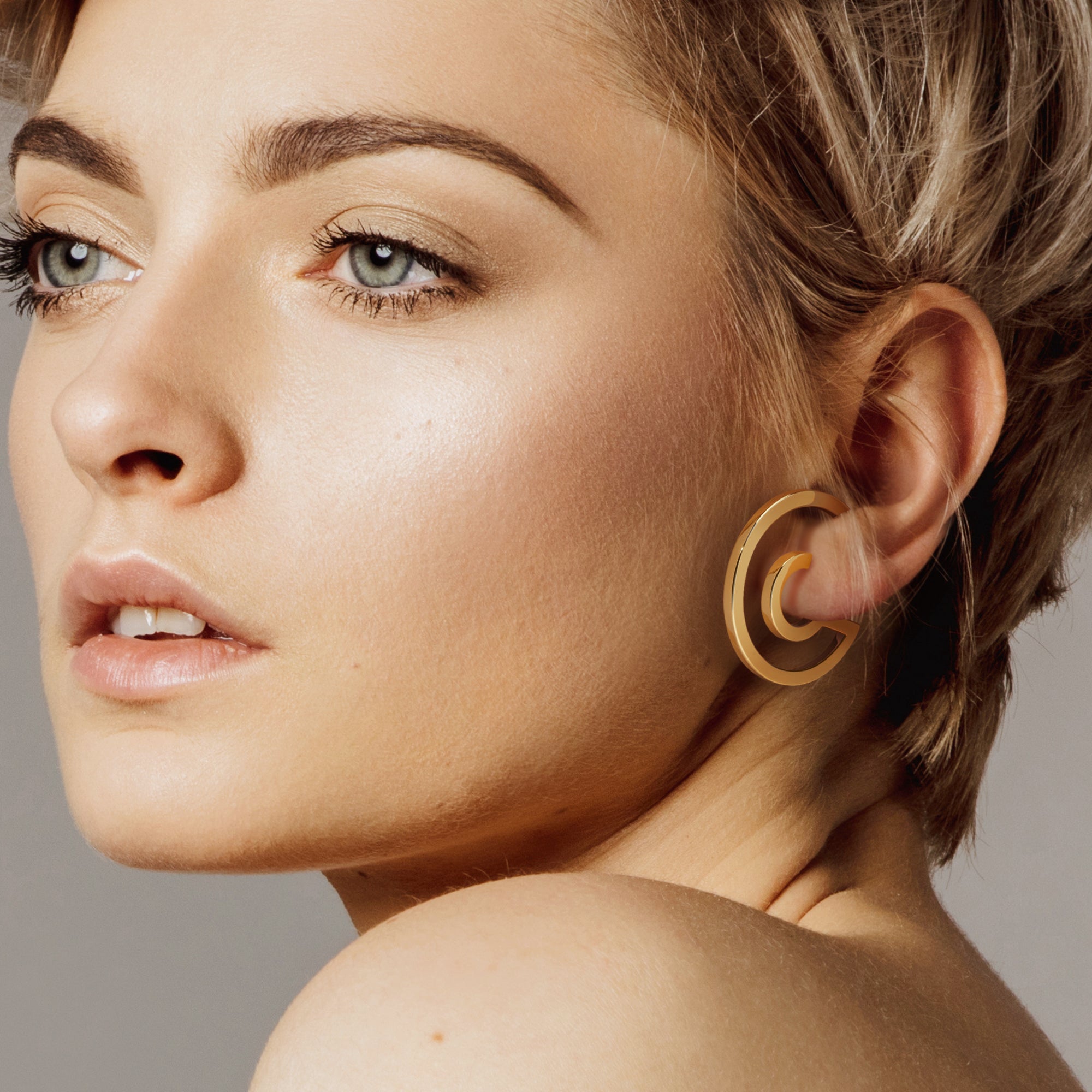 Unique Open Hoop and Huggie Earrings