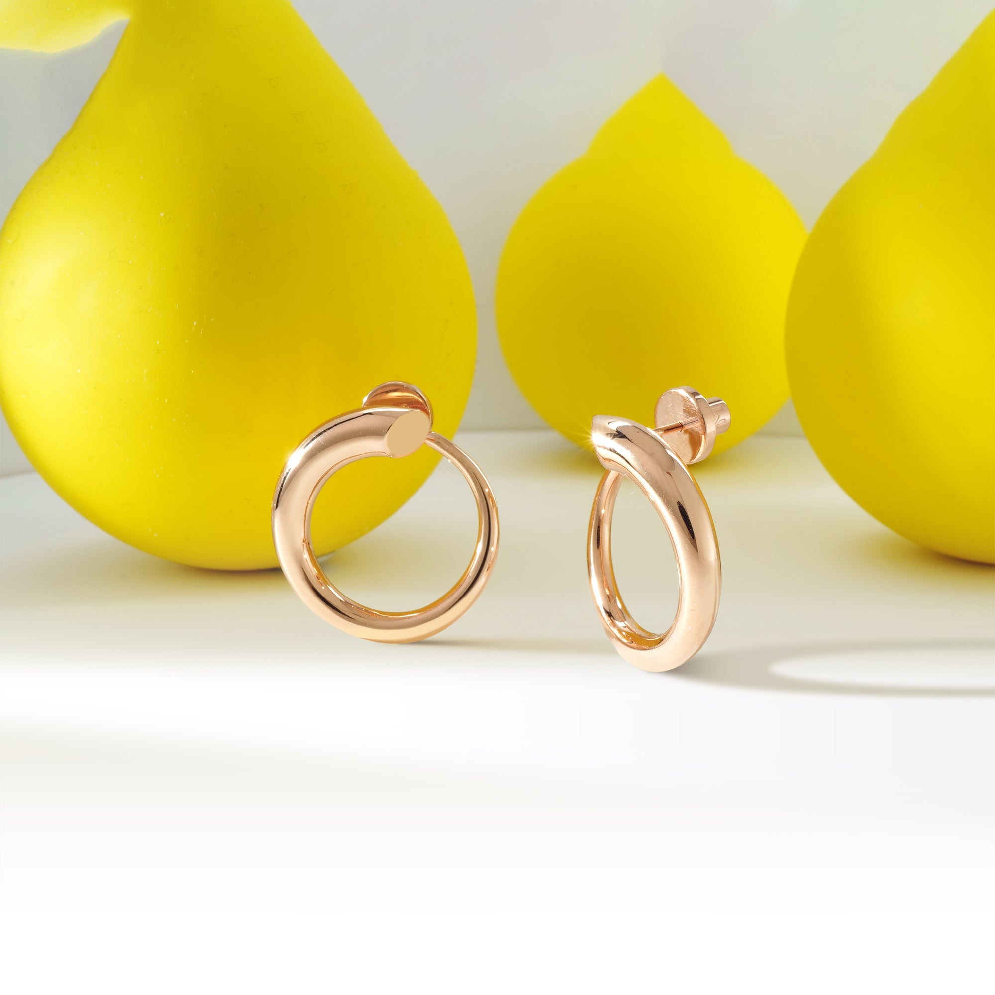 Graduated Hoop Earrings